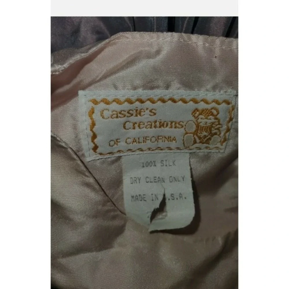 Vintage Cassie's Creations By California Tutu Dress 24‎ Mn  Lined Wedding Party